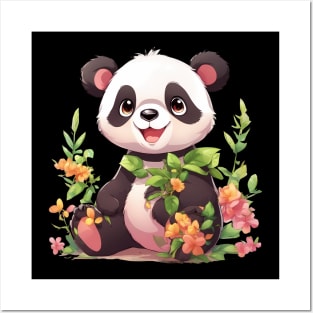 Paws and Playtime Baby Panda Posters and Art